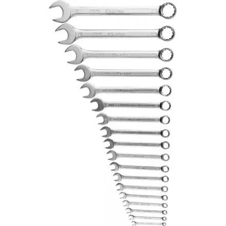 Набор KRAFTOOL "EXPERT": Ключи гаечные комбинированные, Cr-V сталь, хромированные, 6-32мм, 18шт 27079-H18 купить в Надыме