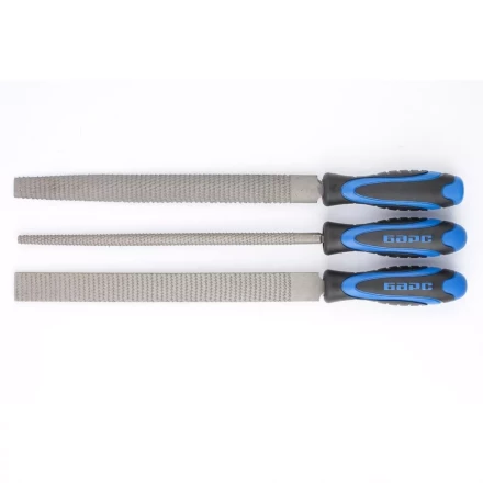 Набор рашпилей 250 мм 3 шт двухкомпонентная рукоятка БАРС 15864 купить в Надыме