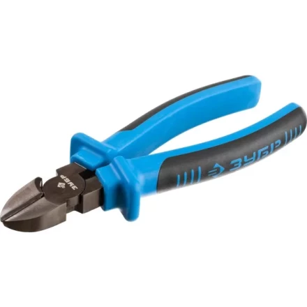 Бокорезы ЗУБР эксцентриковое расположение шарнира, особостойкое спец. покрытие Н12Х1 (никель/хром), двухкомпонентные рукоятки, 180мм 2201-5-18_z01 купить в Надыме