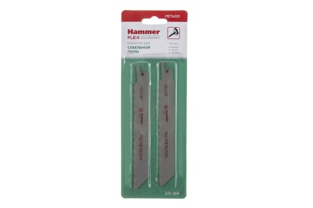 Полотно для сабельной пилы HAMMER 150мм, TPI 25, BIM, 2шт/уп (Flex 225-004) купить в Надыме