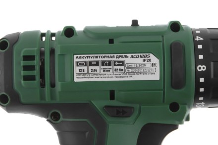Дрель аккумуляторная HAMMER ACD12BS купить в Надыме
