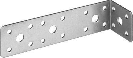 ЗУБР УКА-2.0, 35 x 40 x 140 x 2 мм, цинк, асимметричный крепежный уголок (310156-35) купить в Надыме