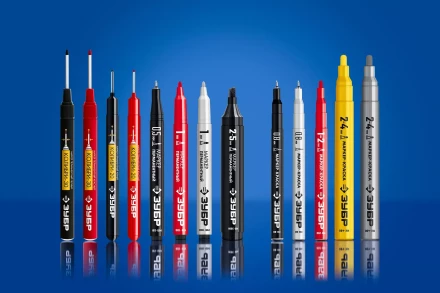 ЗУБР Колибри-30 красный, наконечник L 30 мм,  2.8 мм, перманентный маркер для отверстий (06338-3) купить в Надыме