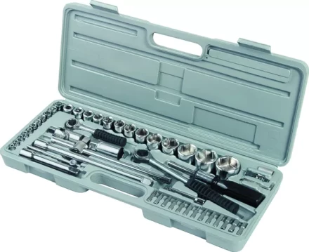 Набор слесарно-монтажный с квадратами 1/4 и 1/2 52 предмета SPARTA 135075 купить в Надыме