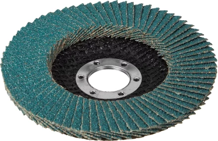 Круг шлифовальный ЗУБР &quot;ЭКСПЕРТ&quot; лепестковый торцевой, тип КЛТ 1, зерно-электрокорунд циркониевый, P60, 115х22,2мм 36595-115-60 купить в Надыме