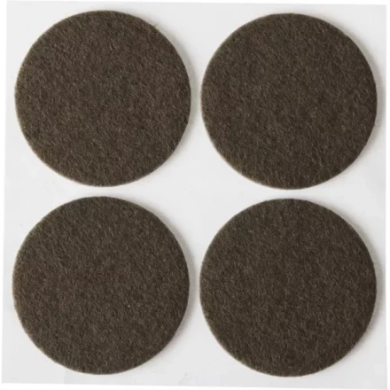 Накладки STAYER "COMFORT" на мебельные ножки, самоклеящиеся, фетровые, коричневые, круглые - диаметр 35 мм, 4 шт 40910-35 купить в Надыме