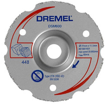 Диск многофункциональный SC600 к пиле DSM20 по дереву ламинату пластику Dremel купить в Надыме