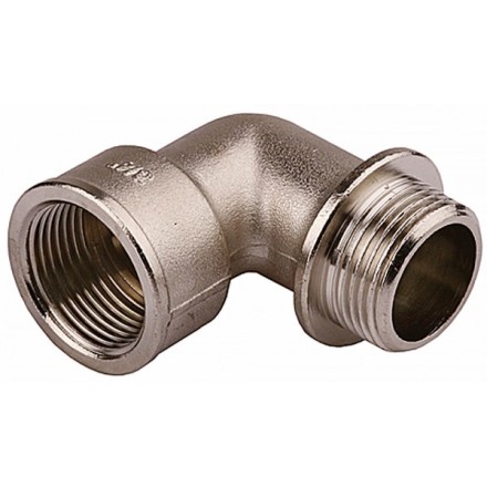 Уголок GENERAL FITTINGS с упором, никелированная латунь, г/ш, 3/4&quot; 51072-G/S-3/4 купить в Надыме