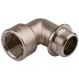 Уголок GENERAL FITTINGS с упором, никелированная латунь, г/ш, 3/4&quot; 51072-G/S-3/4 купить в Надыме