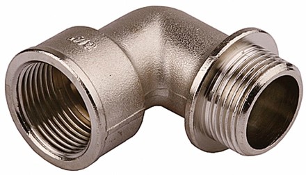 Уголок GENERAL FITTINGS с упором, никелированная латунь, г/ш, 3/4&quot; 51072-G/S-3/4 купить в Надыме