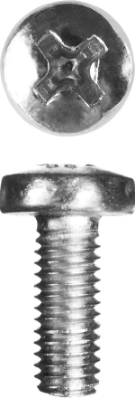 Винт ЗУБР "МАСТЕР" DIN 7985, класс прочности 4.8, оцинкованный, M5x12мм, 5кг 303150-05-012 купить в Надыме