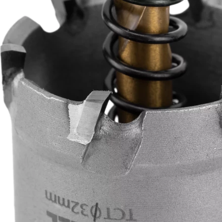 Коронка по металлу твердосплавная, 32 мм Denzel 724010 купить в Надыме