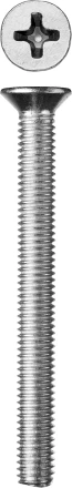 Винт ЗУБР "МАСТЕР" DIN 965, класс прочности 4.8, оцинкованный, M6x65мм, 5кг 303110-06-065 купить в Надыме