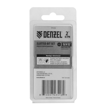 Бита SL7x50, 5 шт. Denzel 7711313 купить в Надыме