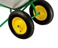 Тачка садово-строительная 2-х колесная усиленная грузоподъемность 320 кг объем 100 л 689833 купить в Надыме