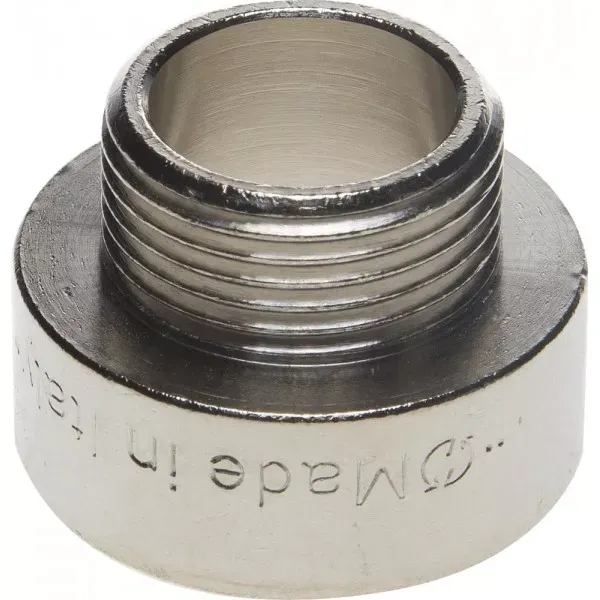 Переходник GENERAL FITTINGS удлиненный цилиндрический, никелированная латунь, 1" х 3/4" 51083-1-3/4 купить в Надыме