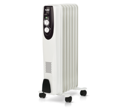 Маслянный радиатор обогреватель электрический BALLU Classic BOH/CL-07WRN 1500 купить в Надыме
