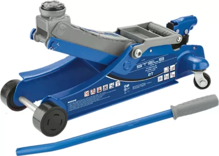 Домкрат гидравлический подкатной поворотная рукоятка 2т LOW PROFILE 100-350 мм  STELS 51131 купить в Надыме