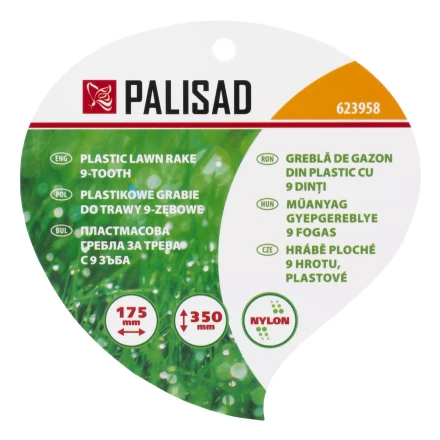 Грабли веерные пластиковые, Nylon Palisad 623958 купить в Надыме