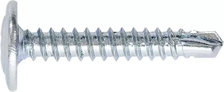 Саморезы 4,2х41 с прессшайбой PH №2 наконечник сверло оцинкованные 8 шт ШУРУПЬ 48771 купить в Надыме