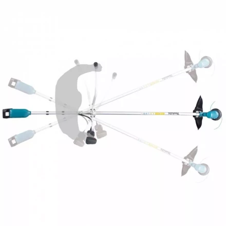 Аккумуляторная коса (триммер) Makita DUR190URT3 (2* АКБ 5Ач,  ЗУ) купить в Надыме