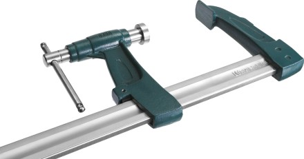 Струбцина KRAFTOOL тип &quot;F&quot;, с мультипликаторной прижимной втулкой, 125х600 мм 32013-125-600 купить в Надыме