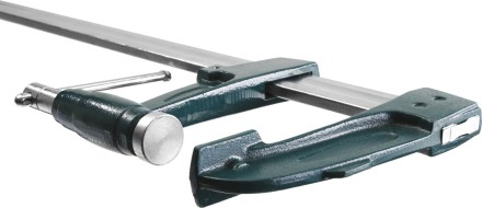 Струбцина KRAFTOOL тип &quot;F&quot;, с мультипликаторной прижимной втулкой, 125х600 мм 32013-125-600 купить в Надыме