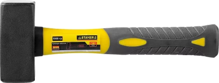 Кувалда с фиберглассовой рукояткой 1,0 кг, STAYER Fiberglass 20052-10 купить в Надыме