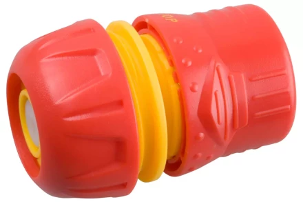 Cоединитель GRINDA пластмассовый c автостопом и запирающим механизмом, 3/4" 8-426332 купить в Надыме