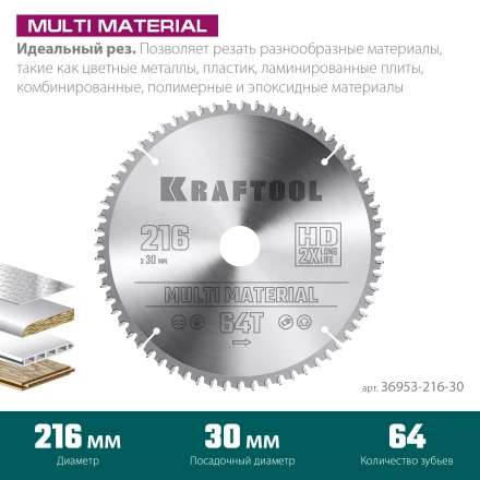 Диск пильный Multi Material, повышенный ресурс 36953-216-30 купить в Надыме