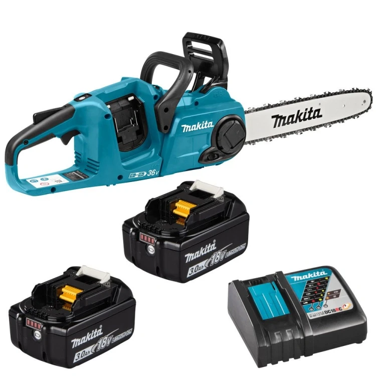 Пила цепная аккум. LXT Makita DUC353RF2, 14"/35см, 3/8", (2xBL1830B, DC18RC) купить в Надыме
