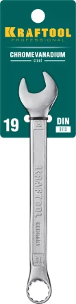 Ключи комбинированные KRAFTOOL, Cr-V, DIN 3113 27079-19 купить в Надыме