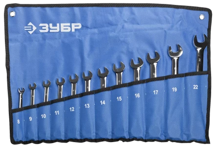 Наборы трещоточных комбинированных ключей Зубр серия ПРОФЕССИОНАЛ 27075-H12 купить в Надыме