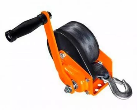 Лебедка ручная барабанная с тормозом Magnus-Profi LRT-800, 800 кг, лента 10 м купить в Надыме