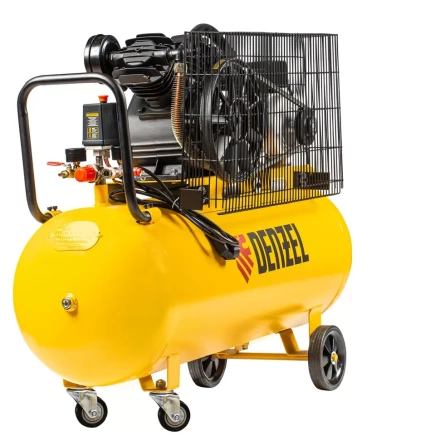 Компрессор воздушный BCV2200/100, ременный привод, 2.2 кВт, 100 литров, 370 л/мин Denzel 58110 купить в Надыме