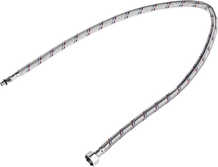 Подводка гибкая STAYER для воды к смесителям, оплетка из нерж стали, укороченная, г/ш 1/2" - 0,8м 51016-080 купить в Надыме