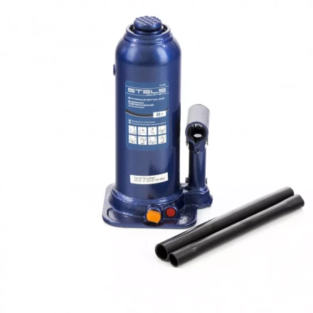 Домкрат гидравлический бутылочный 8 т h подъема 222-447 мм Stels 51165 купить в Надыме