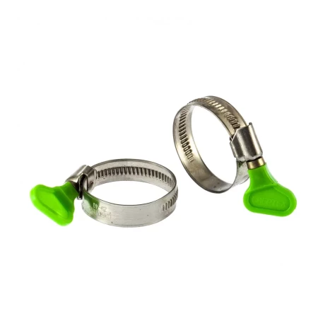 Хомуты металлические червячные 32-44 мм ширина 12 мм W4 с ключом 2 шт Сибртех 476533 купить в Надыме