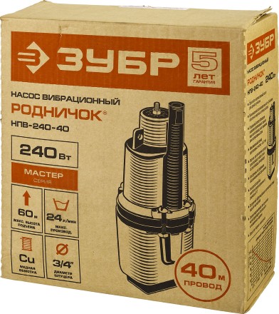 Насос вибрационный Родничок НПВ-240-40 серия МАСТЕР купить в Надыме