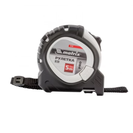 Рулетка Neon 5 м x 25 мм обрезиненный корпус 3 фиксации Pro Matrix 32592 купить в Надыме