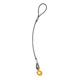 Строп канатный одноветвевой 1СК 2.5 т L=3.5 м с кч din 3.0 т опрессовка