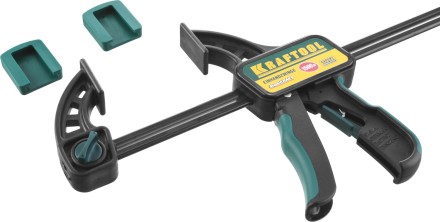 Струбцина &quot;EcoKraft&quot; ручная пистолетная, KRAFTOOL 32226-60, пластиковый корпус, 600/800мм, 150кгс 32226-60 купить в Надыме