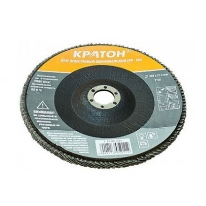 Круг лепестковый шлифовальный Z120-180 Кратон 1 13 05 015 купить в Надыме