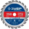 ЗУБР Стройрез, 250 х 30 мм, 24Т, пильный диск по строительной древесине, Профессионал (36931-250-30-24) купить в Надыме