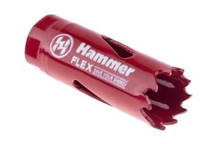 Коронка биметаллическая HAMMER Ф19х38мм 1/2&quot;  BiMETALL (224-001) купить в Надыме