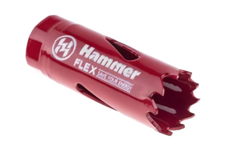 Коронка биметаллическая HAMMER Ф19х38мм 1/2"  BiMETALL (224-001) купить в Надыме