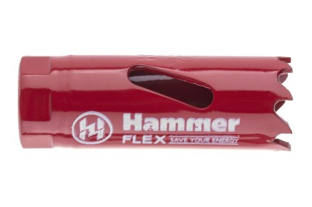 Коронка биметаллическая HAMMER Ф19х38мм 1/2&quot;  BiMETALL (224-001) купить в Надыме