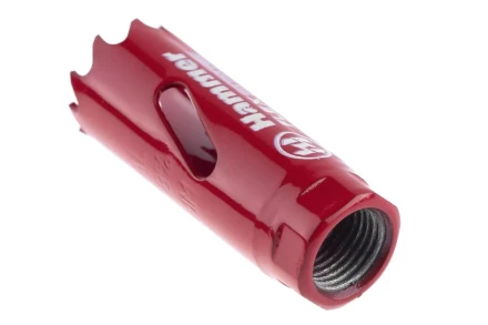 Коронка биметаллическая HAMMER Ф19х38мм 1/2"  BiMETALL (224-001) купить в Надыме