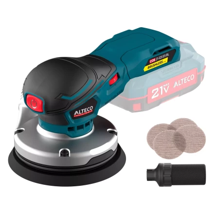 Бесщеточная аккумуляторная эксцентриковая шлифмашина ALTECO COS 21-125 ES BL Solo (без АКБ и ЗУ) 78002 купить в Надыме