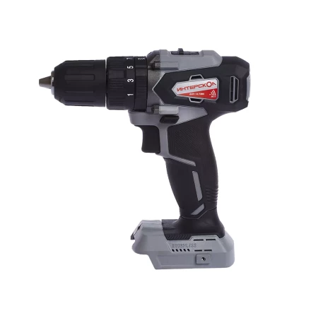 Профессиональная ударная дрель-шуруповерт с бесщеточным (вентильным) двигателем ИНТЕРСКОЛ ДАУ-13/18ВК аккумуляторная Li-ion АПИ (кейс, без аккумулятора и ЗУ) купить в Надыме